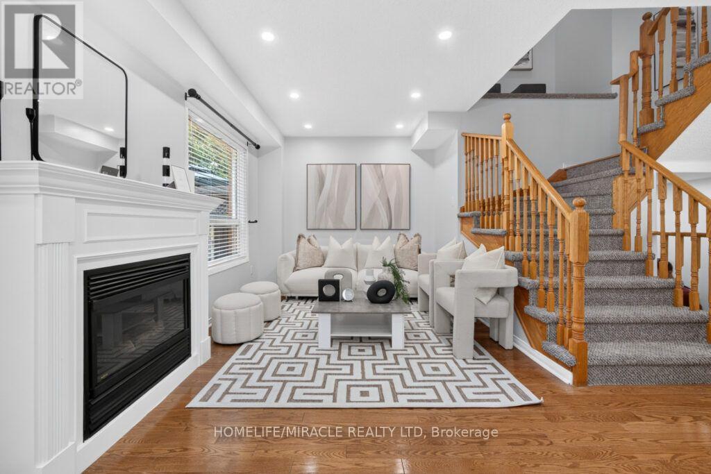 59 Dawson Crescent, Milton, ON - Indoor With Fireplace