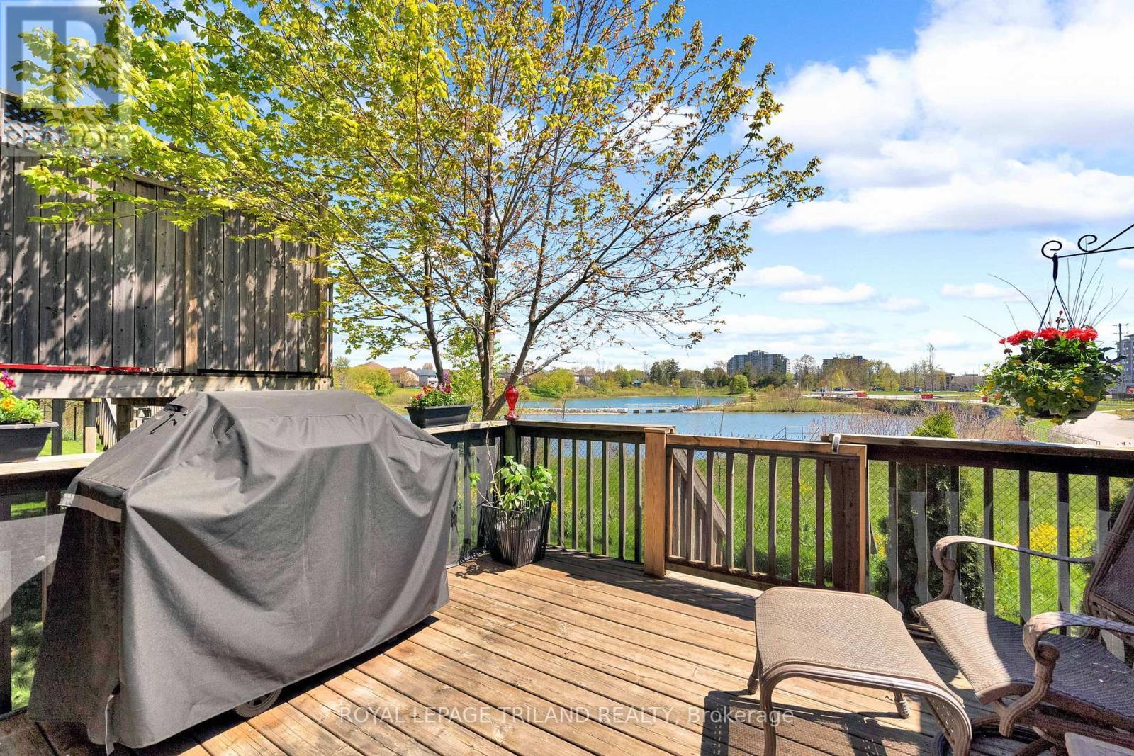 Deck from Dining - 41 - 2145 North Routledge Park, London North (North E), ON - Outdoor With Deck Patio Veranda