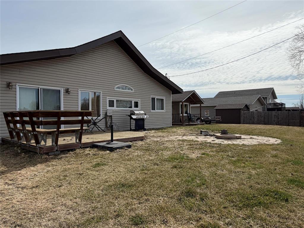 10 Harrison Bay, Sandy Lake, MB - Outdoor With Deck Patio Veranda