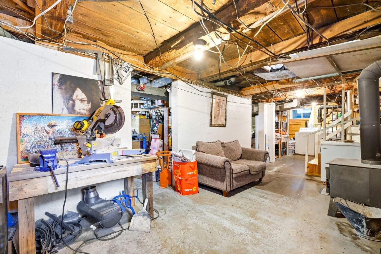 Sous-sol - 24 Av. Jacques-Cartier, Saint-Pie, QC - Indoor Photo Showing Basement