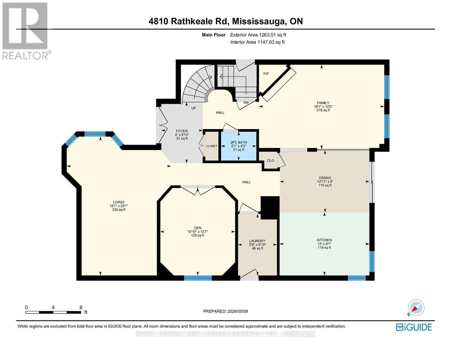 Floor Plan - Main Floor - 4810 Rathkeale Road, Mississauga, ON - Other