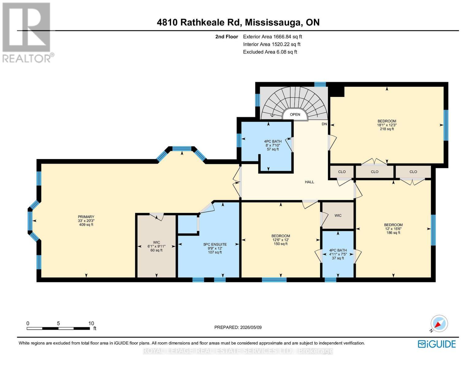 Floor Plan - 2nd Floor - 4810 Rathkeale Road, Mississauga, ON - Other