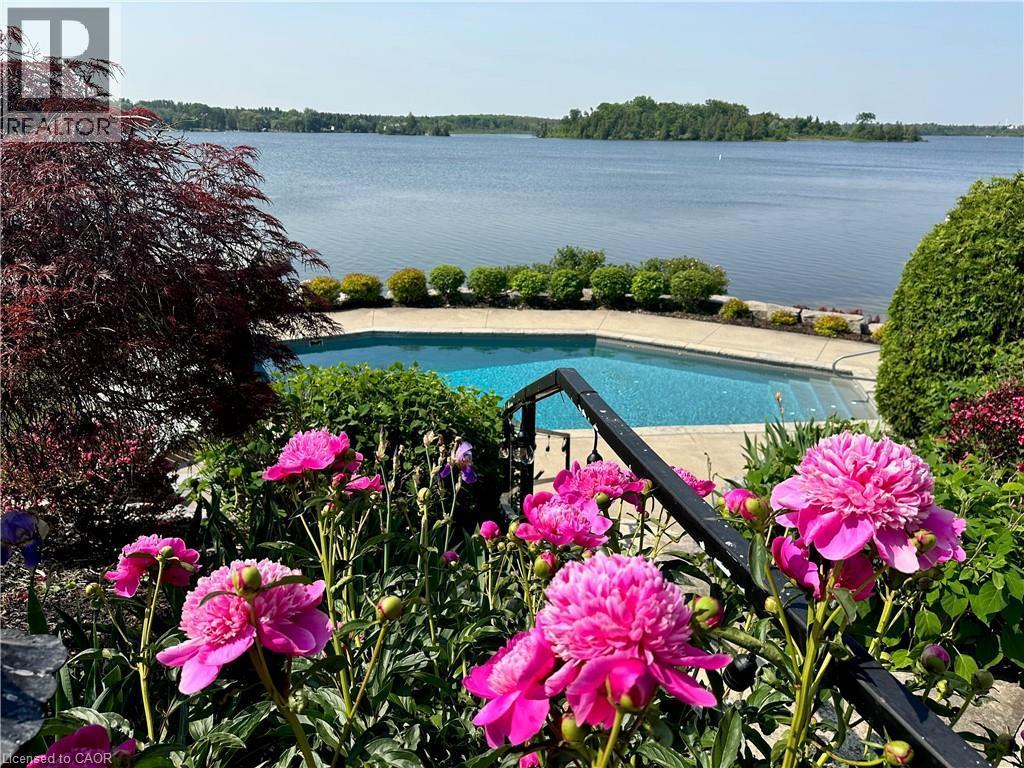 11 Lake Avenue, Cambridge, ON - Outdoor With Body Of Water With In Ground Pool With View