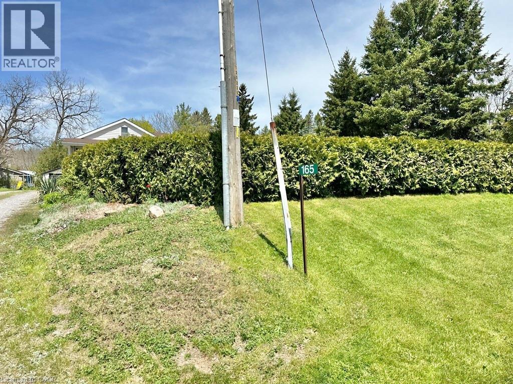 Property exterior featuring a prominent green hedge - 165 Highway 6, Simcoe, ON - Outdoor