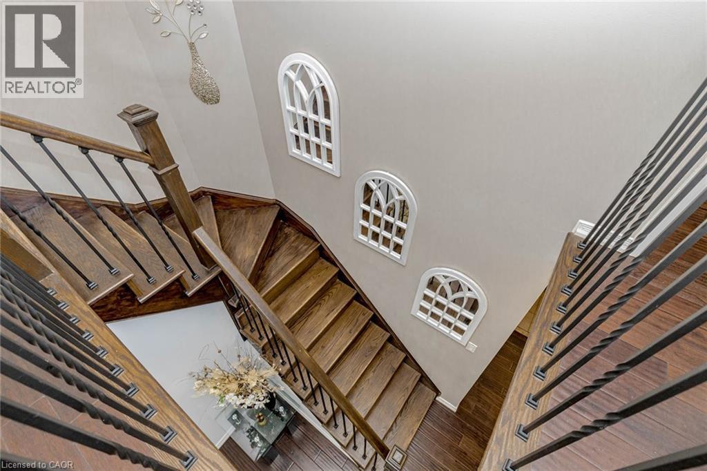 Stairs with a high ceiling - 32 Vineberg Drive, Hamilton, ON - Indoor Photo Showing Other Room