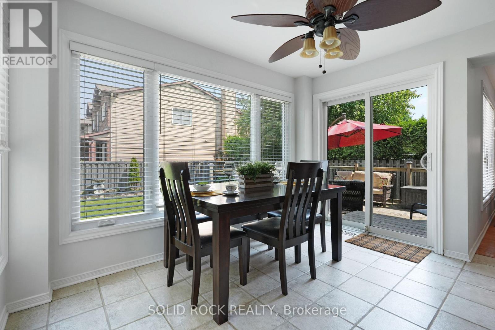 Breakfast area leads out to the patio - 41 Framingham Crescent, Ottawa, ON - Indoor Photo Showing Dining Room