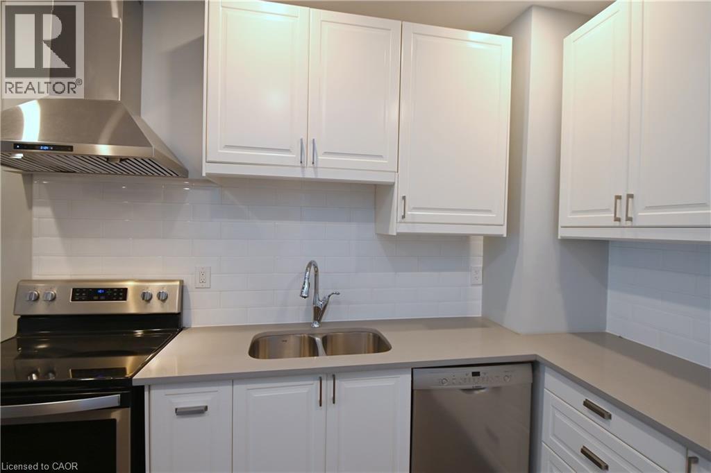 175 Forest Avenue, Hamilton, ON - Indoor Photo Showing Kitchen With Double Sink