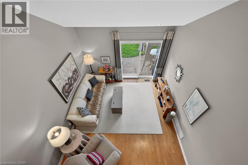Open concept loft overlooks the living room below. - 53 Hallmark Trail, Hamilton, ON - Indoor Photo Showing Other Room