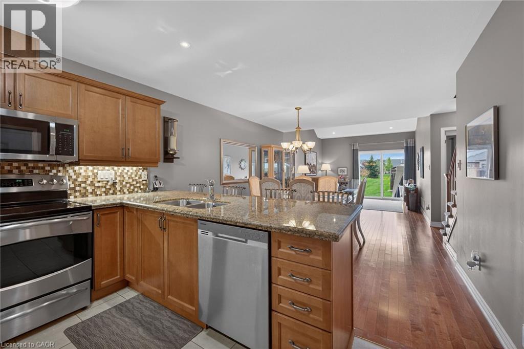 53 Hallmark Trail, Hamilton, ON - Indoor Photo Showing Kitchen With Stainless Steel Kitchen With Double Sink