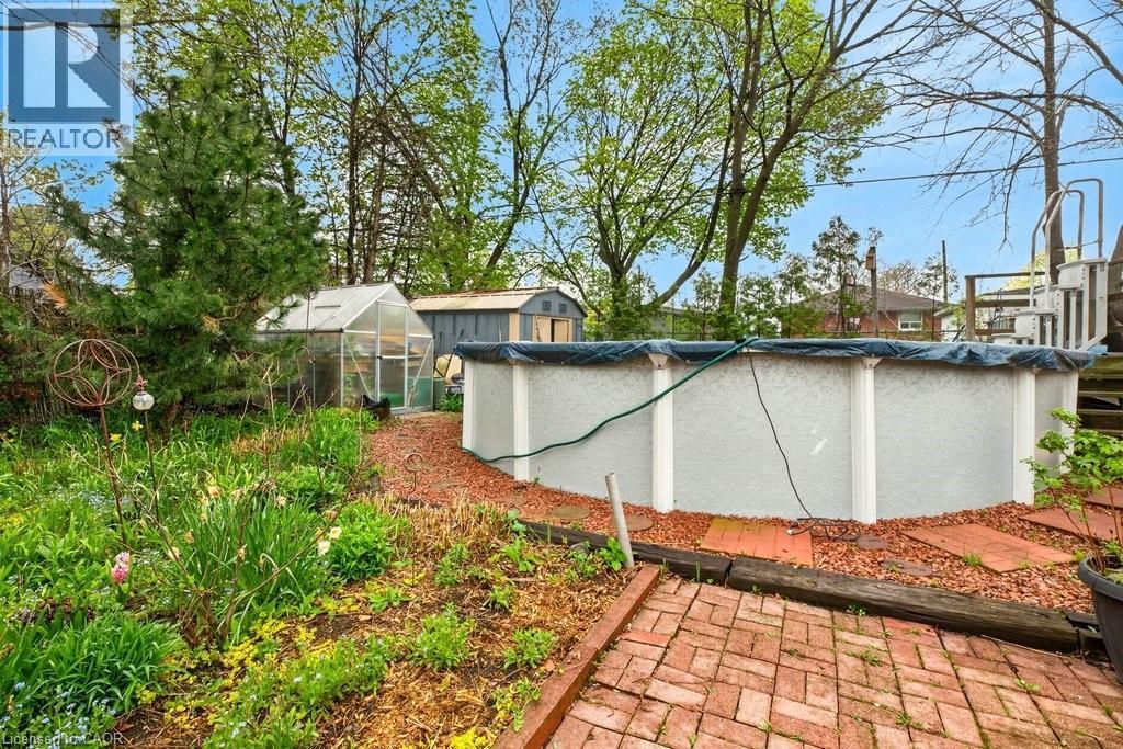 161 Manning Avenue, Hamilton, ON - Outdoor With Above Ground Pool