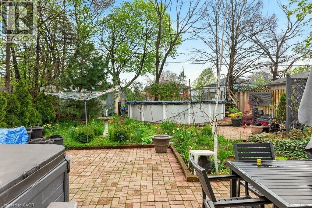 161 Manning Avenue, Hamilton, ON - Outdoor With Above Ground Pool