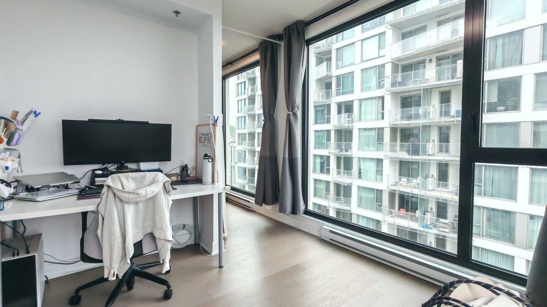 Bedroom - 1611-2020 Boul. René-Lévesque O., Montréal (Ville-Marie), QC - Indoor Photo Showing Office