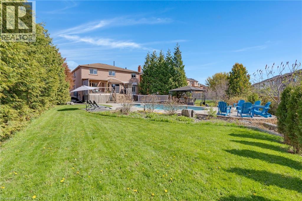 667 Burnett Avenue, Cambridge, ON - Outdoor With In Ground Pool With Deck Patio Veranda