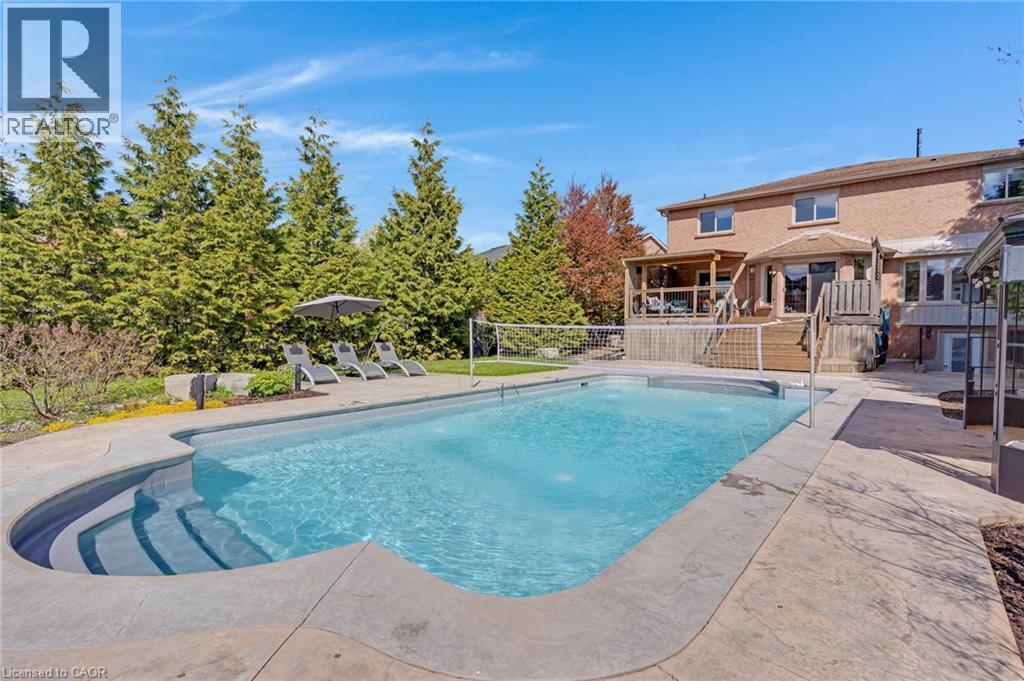 667 Burnett Avenue, Cambridge, ON - Outdoor With In Ground Pool With Deck Patio Veranda