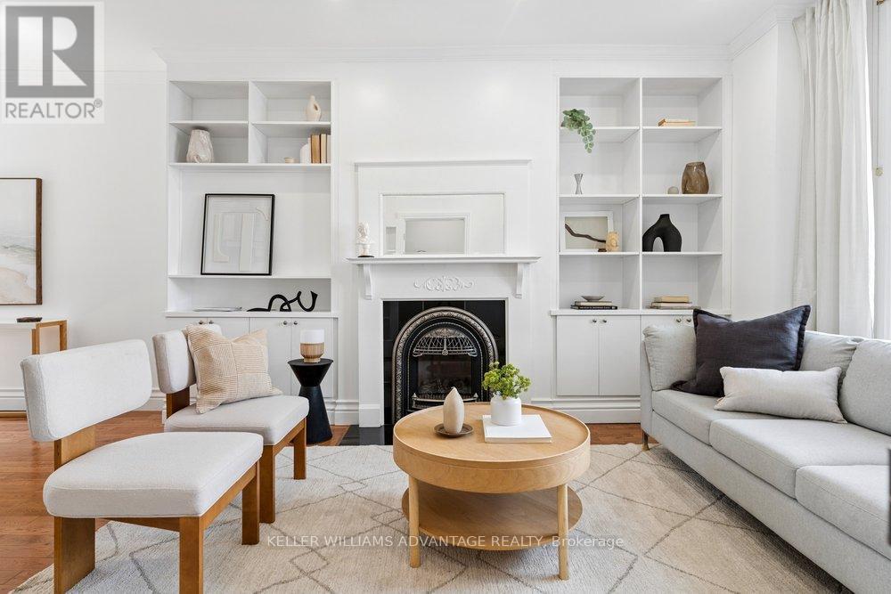 5 Mark Street, Toronto, ON - Indoor Photo Showing Living Room With Fireplace