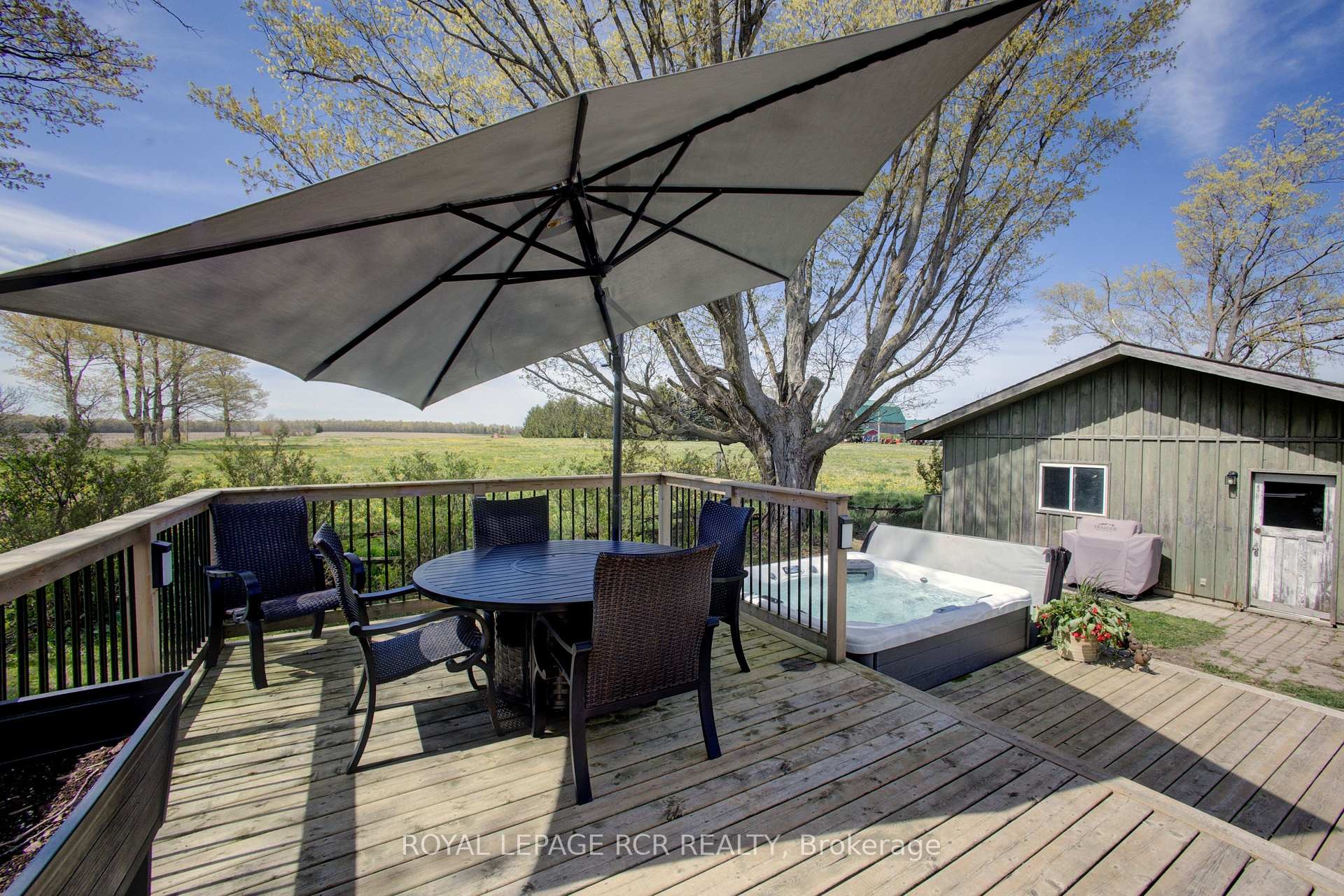 8542 Concession 12 N/A, Mapleton, ON - Outdoor With Deck Patio Veranda With Exterior