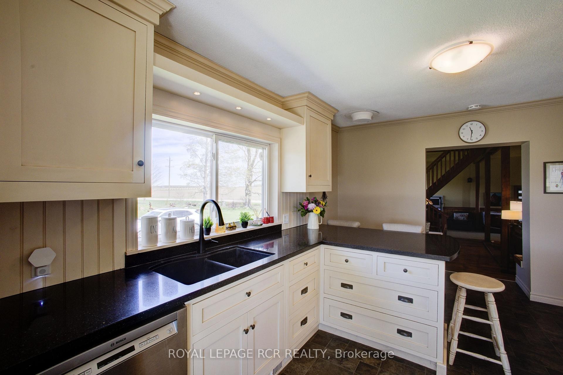 8542 Concession 12 N/A, Mapleton, ON - Indoor Photo Showing Kitchen With Double Sink