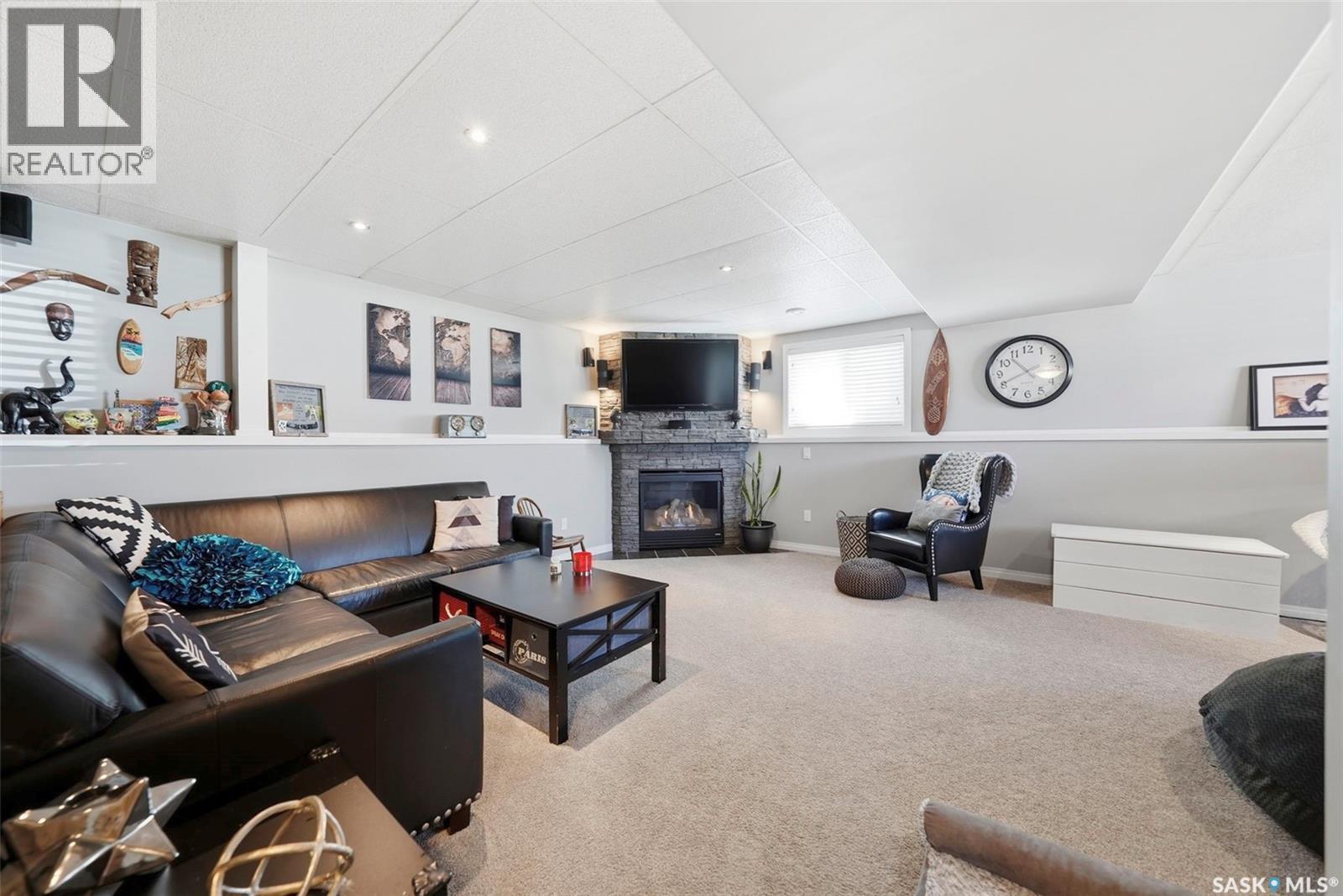 139 Allwood Crescent, Saskatoon, SK - Indoor With Fireplace