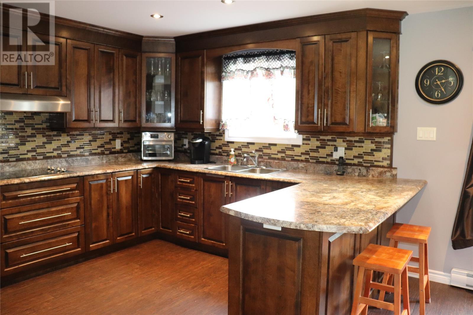 68 Main Road, Cold Brook, NL - Indoor Photo Showing Kitchen With Double Sink
