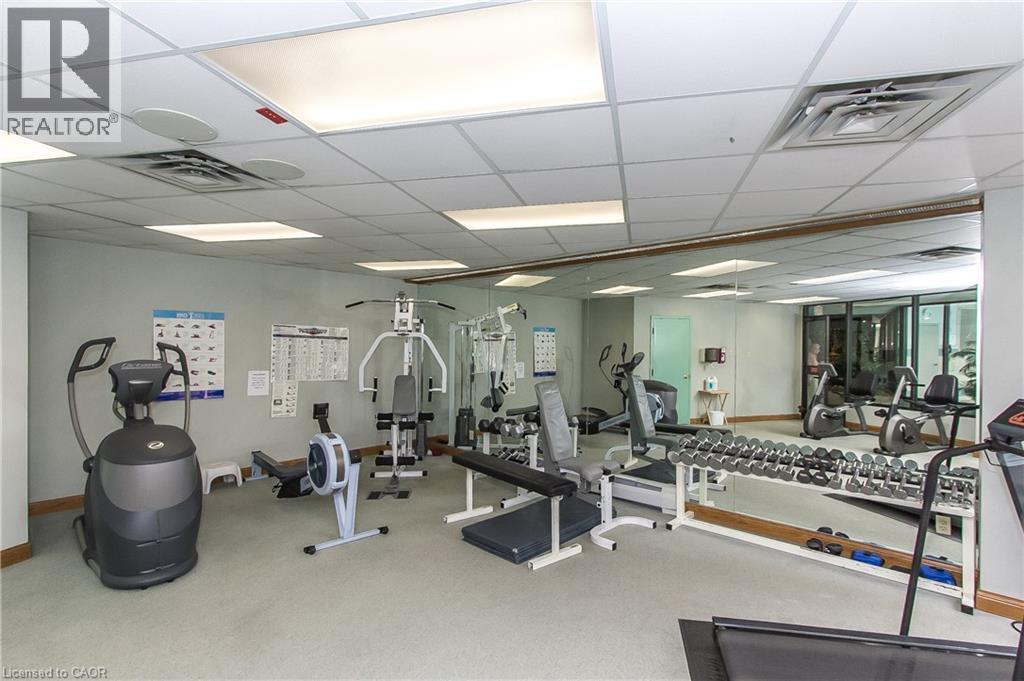 6 Willow Street Unit# 802, Waterloo, ON - Indoor Photo Showing Gym Room