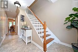 solid wooden stairs to upper level - 