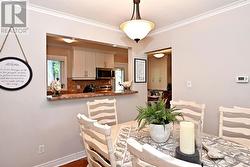 pass thru to kitchen- great for entertaining - 