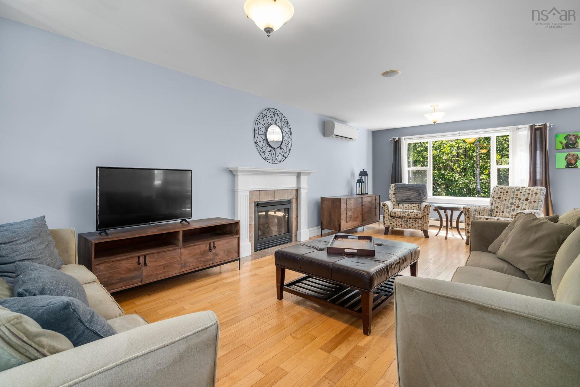 76 Old Mill Road, Hammonds Plains, NS - Indoor Photo Showing Living Room With Fireplace