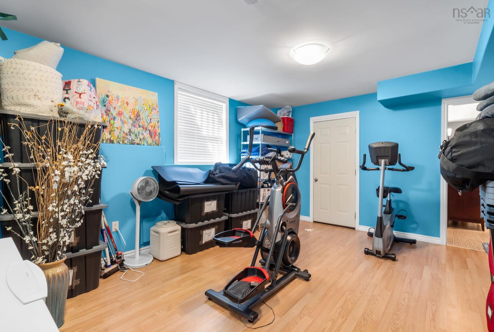 76 Old Mill Road, Hammonds Plains, NS - Indoor Photo Showing Gym Room