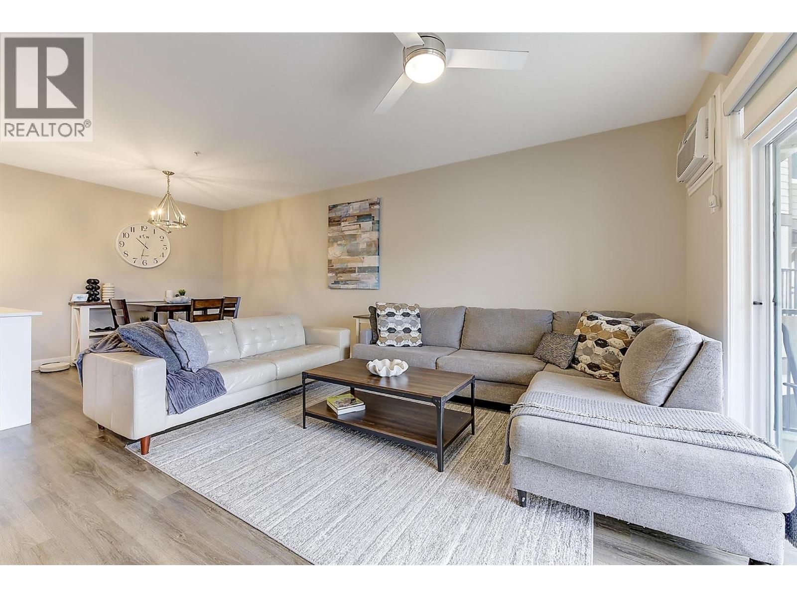 Super spacious living room - no compromising in sight for entertaining and movie nights for the family - 3090 Burtch Road Unit# 201, Kelowna, BC - Indoor Photo Showing Other Room