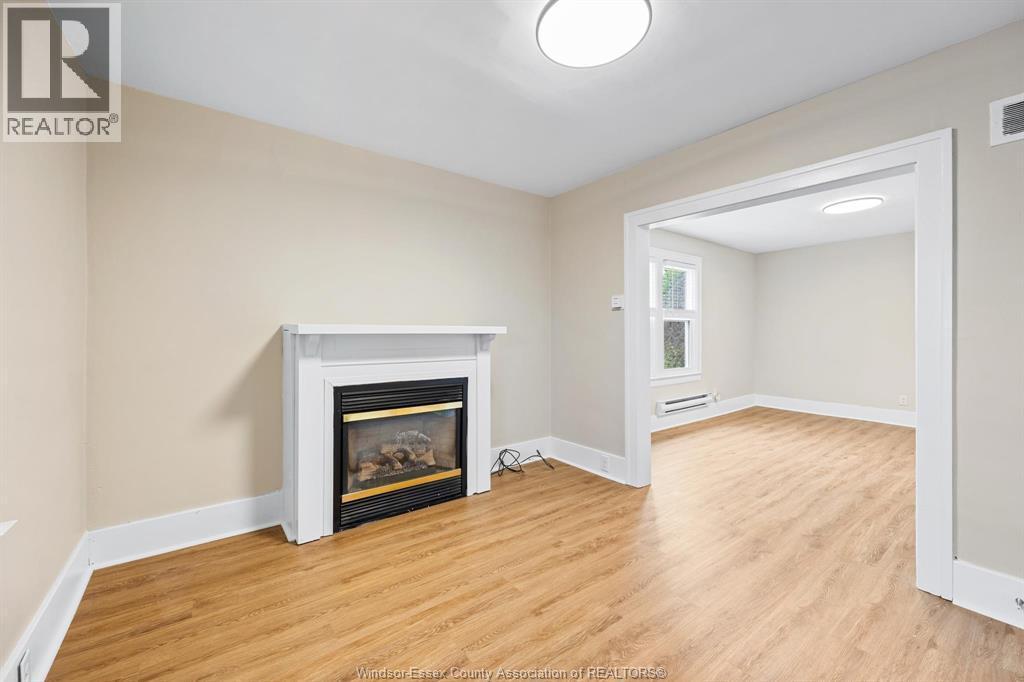 1358 Pierre Unit# Upper, Windsor, ON - Indoor With Fireplace