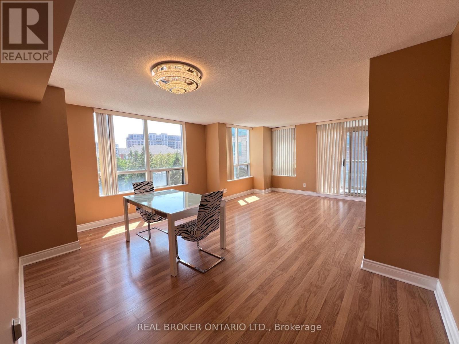 Open Concept Dining and Living Room - 310 - 88 Times Avenue, Markham, ON - Indoor Photo Showing Other Room