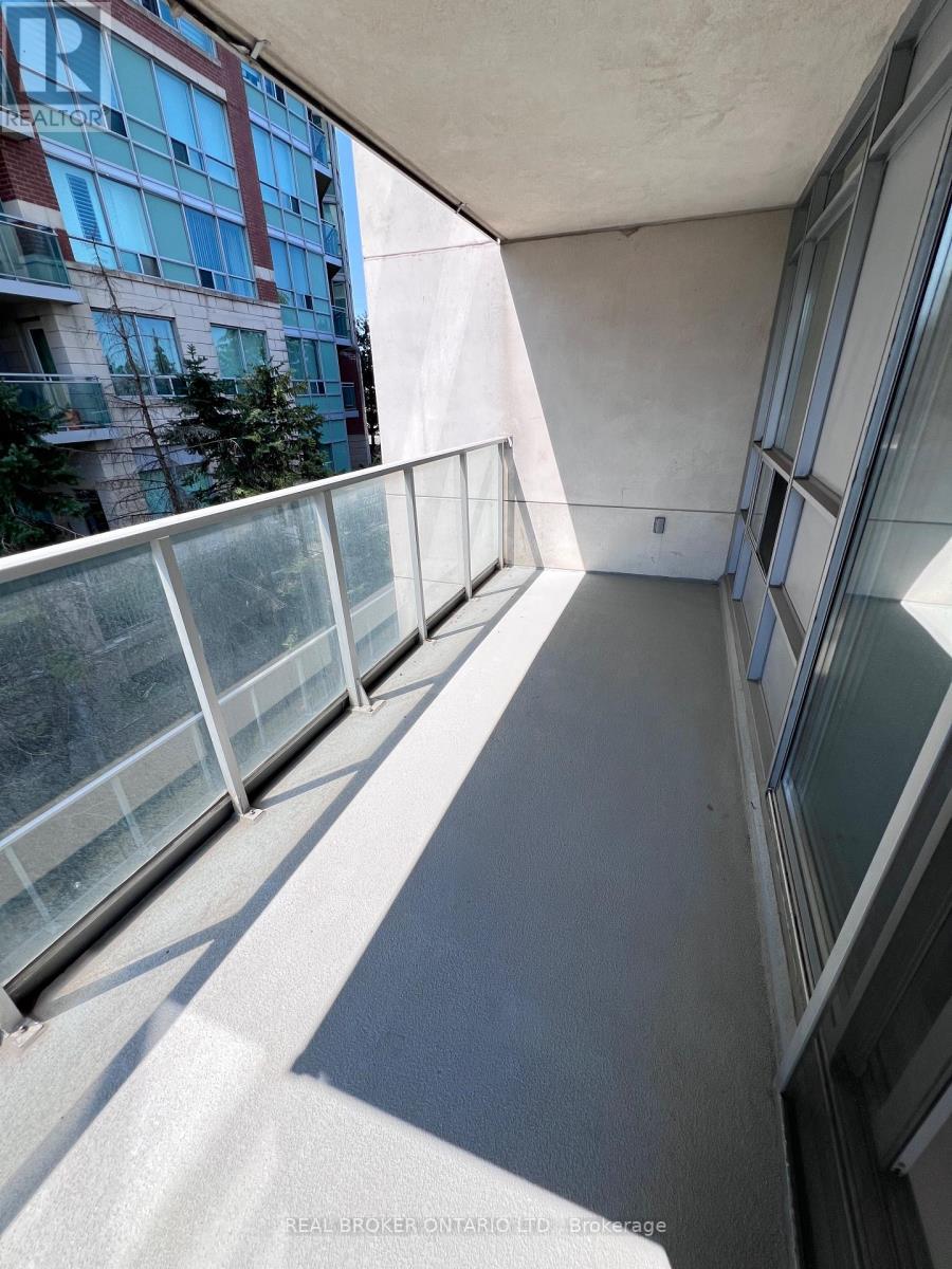 Balcony West View - 310 - 88 Times Avenue, Markham, ON - Outdoor With Exterior