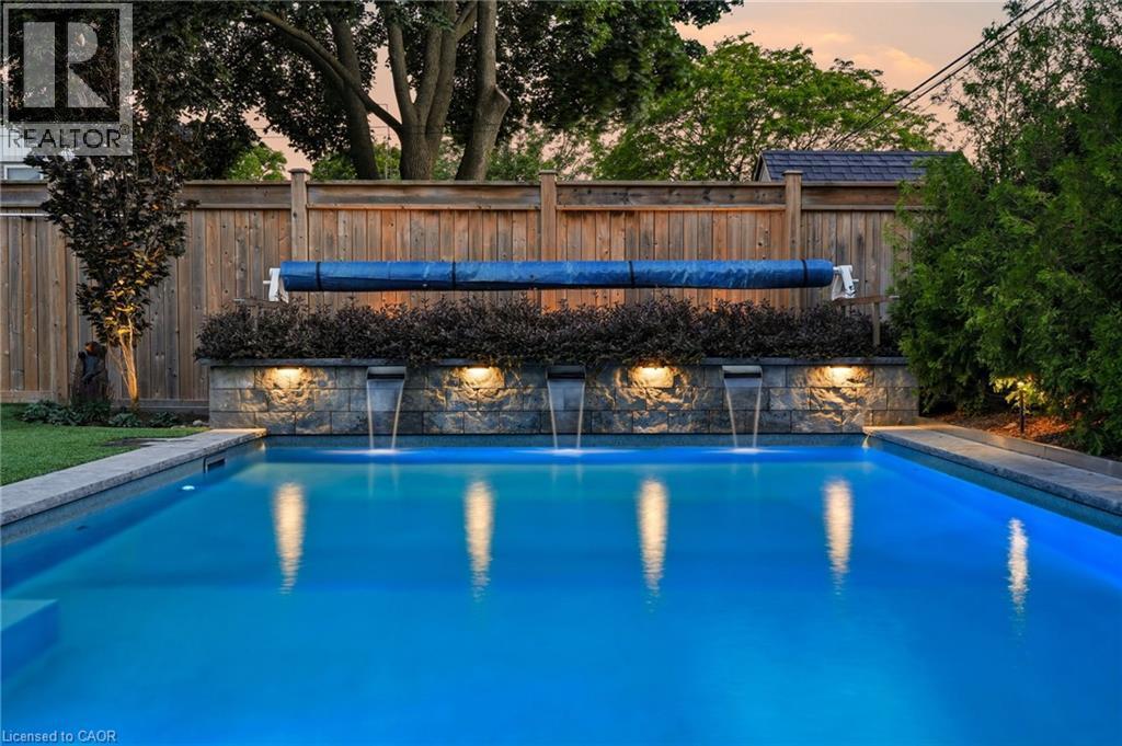 2113 Courtland Drive, Burlington, ON - Outdoor With In Ground Pool With Backyard