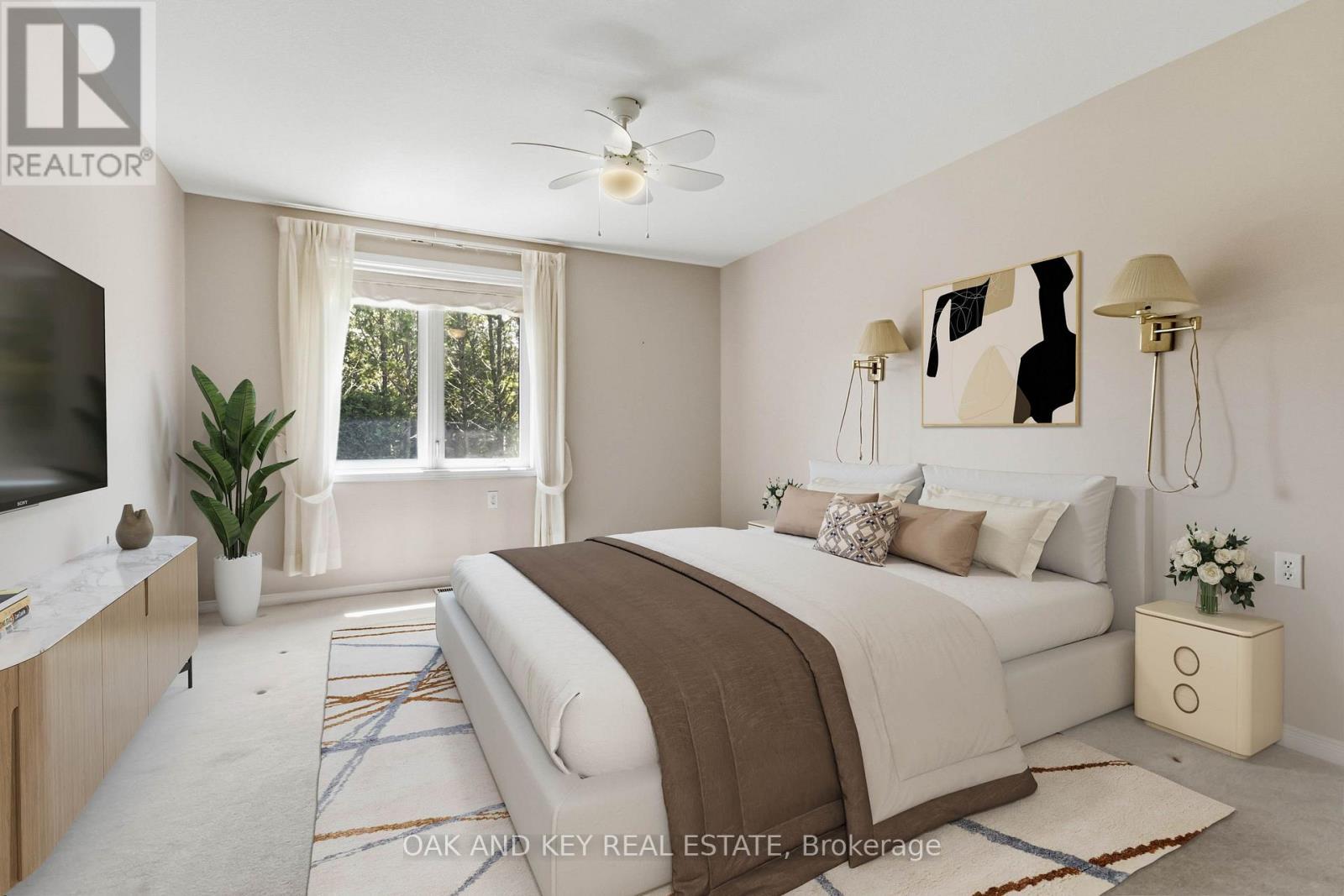 Virtually Staged - 58 Ilderbrook Circle, Middlesex Centre (Ilderton), ON - Indoor Photo Showing Bedroom