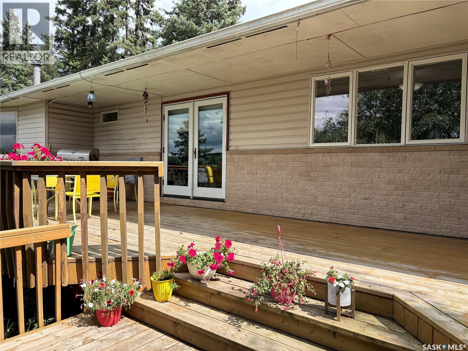340 Johnson Avenue, Big River, SK - Outdoor With Deck Patio Veranda With Exterior