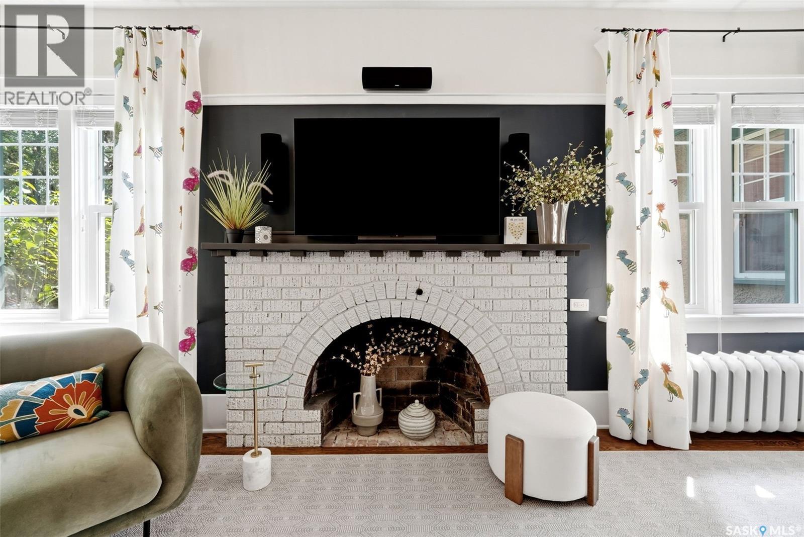 2666 Angus Boulevard, Regina, SK - Indoor Photo Showing Other Room With Fireplace
