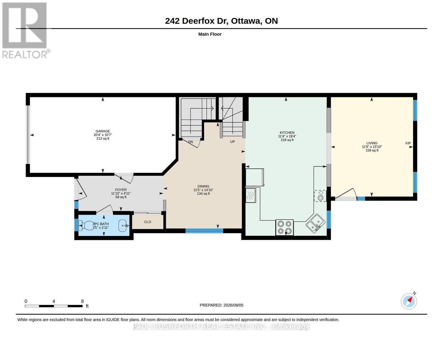 Main Floor - Floorplan - 242 Deerfox Drive, Ottawa, ON - Other