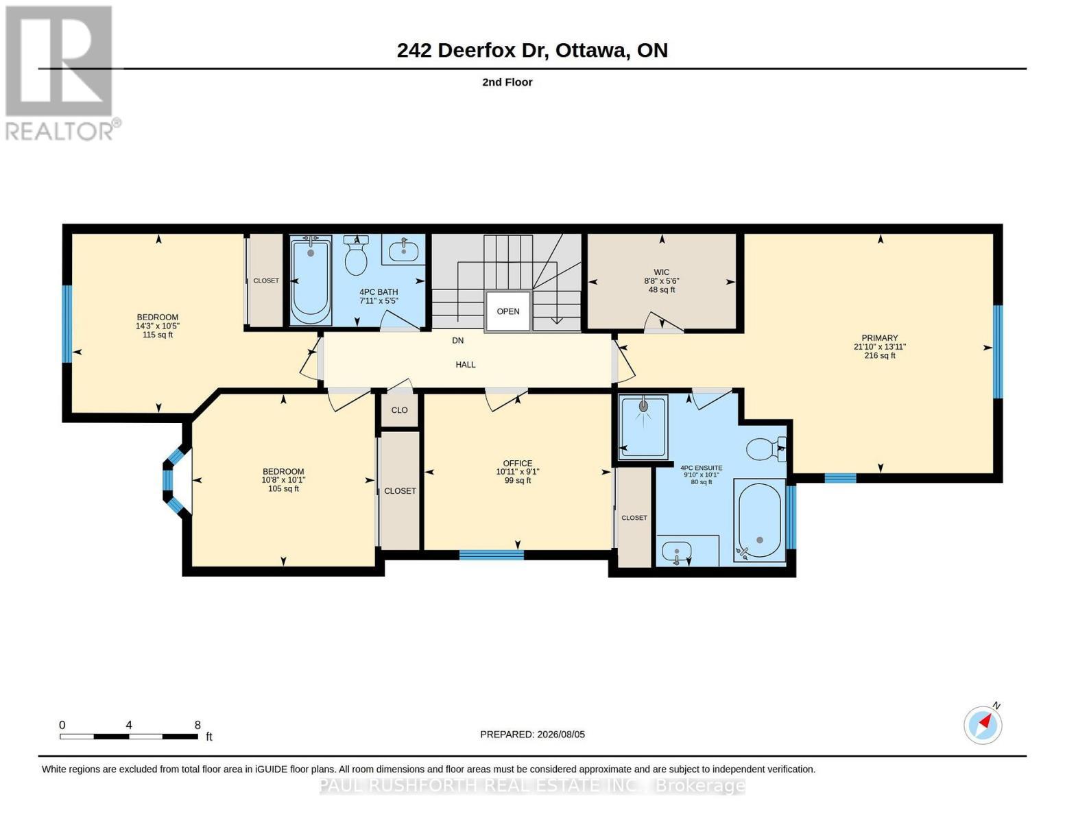 Second Floor - Floorplan - 242 Deerfox Drive, Ottawa, ON - Other