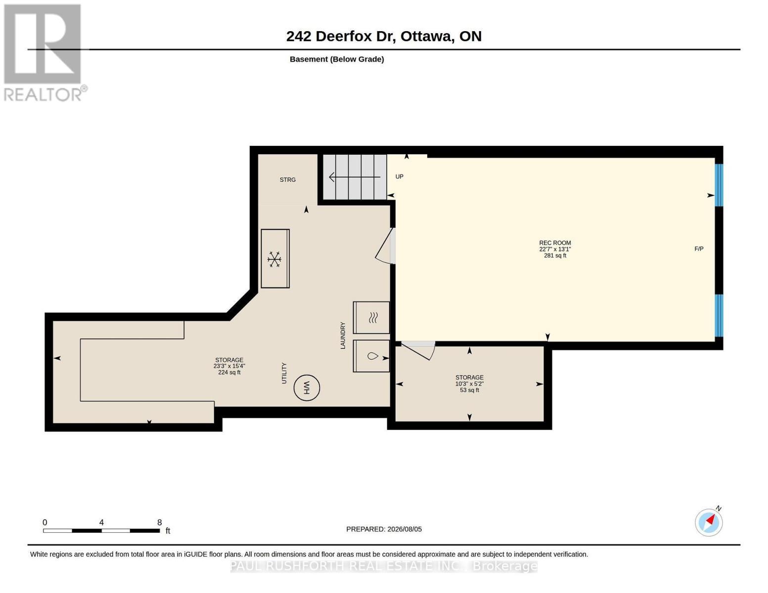 Basement - Floorplan - 242 Deerfox Drive, Ottawa, ON - Other