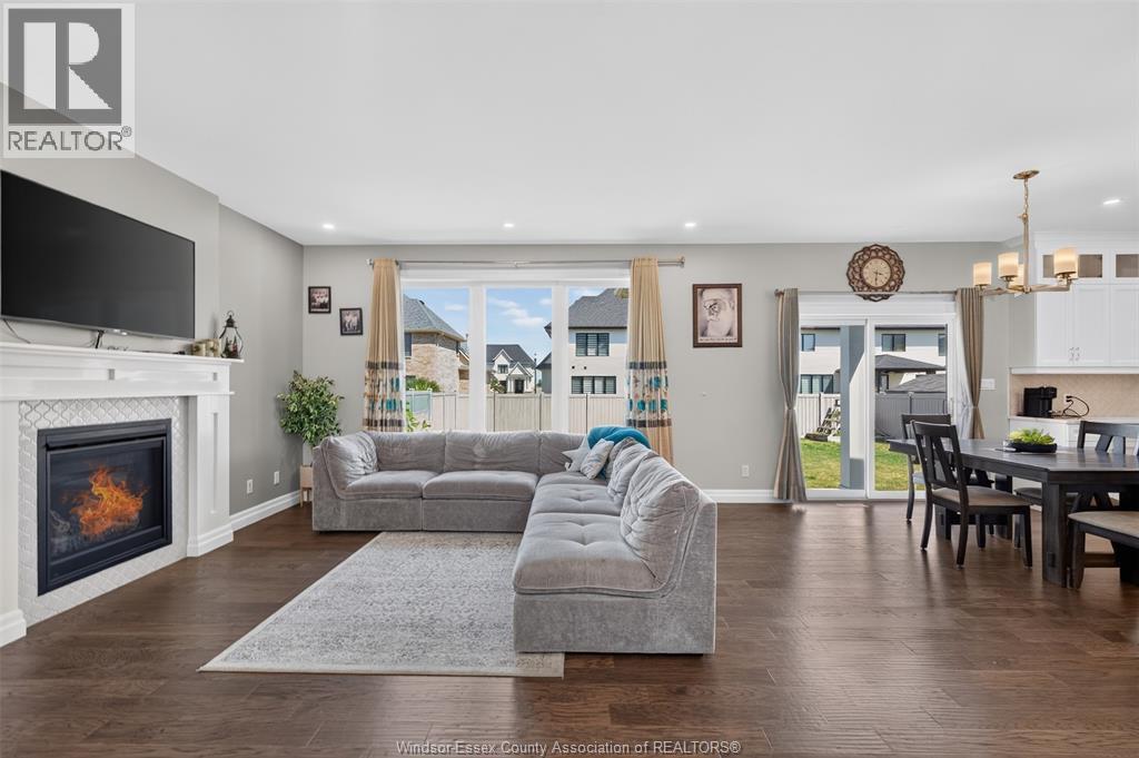 353 Benjamin, Belle River, ON - Indoor Photo Showing Living Room With Fireplace