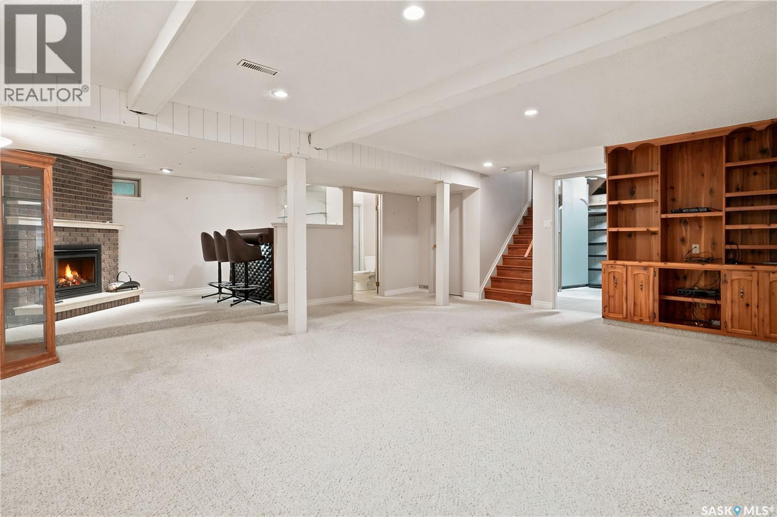 19 Thomson Avenue, Regina, SK - Indoor With Fireplace