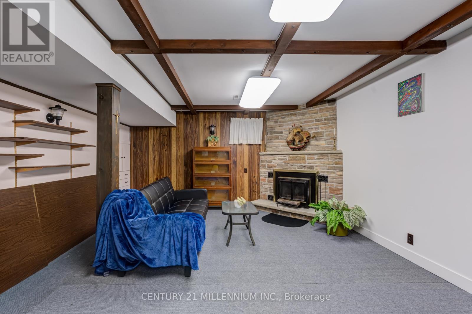 2 Durham Crescent, Brampton, ON - Indoor With Fireplace