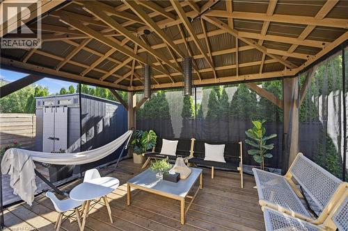41 Aquasanta Crescent, Hamilton, ON - Outdoor With Deck Patio Veranda With Exterior