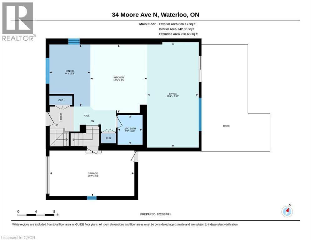 Floor plan - 34 Moore Avenue N, Waterloo, ON - Other