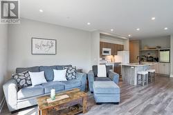 Open Concept Interior - Living Room to Kitchen - 