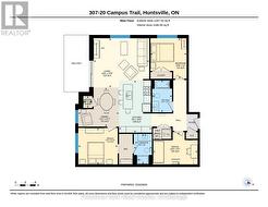 Bright, Corner Layout - 2BRs Plus a Large Den - 