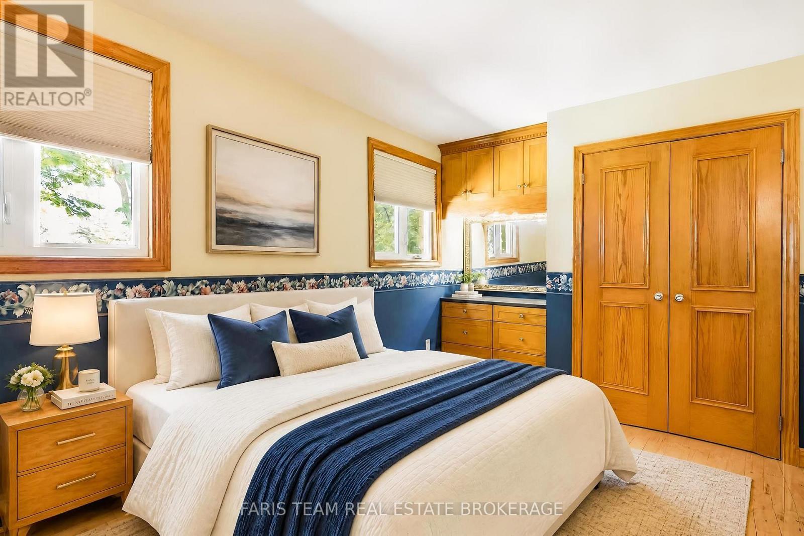 Virtually Staged - 2554 Champlain Road, Tiny, ON - Indoor Photo Showing Bedroom