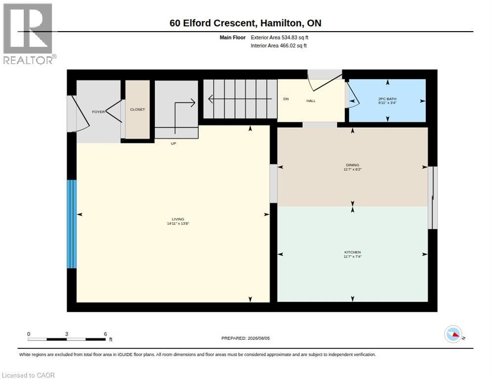 Floor plan - 60 Elford Crescent, Hamilton, ON - Other