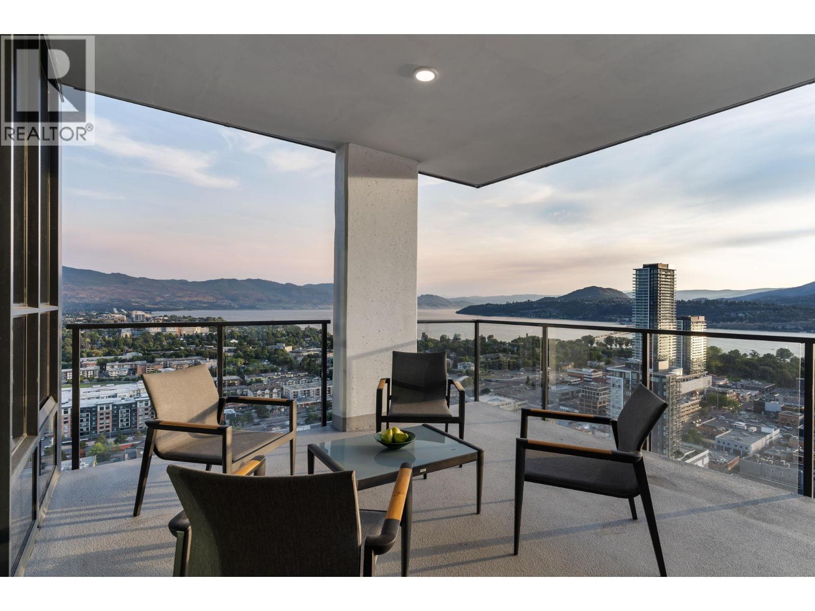 1488 Bertram Street Unit# 3202, Kelowna, BC - Outdoor With Body Of Water With View With Exterior