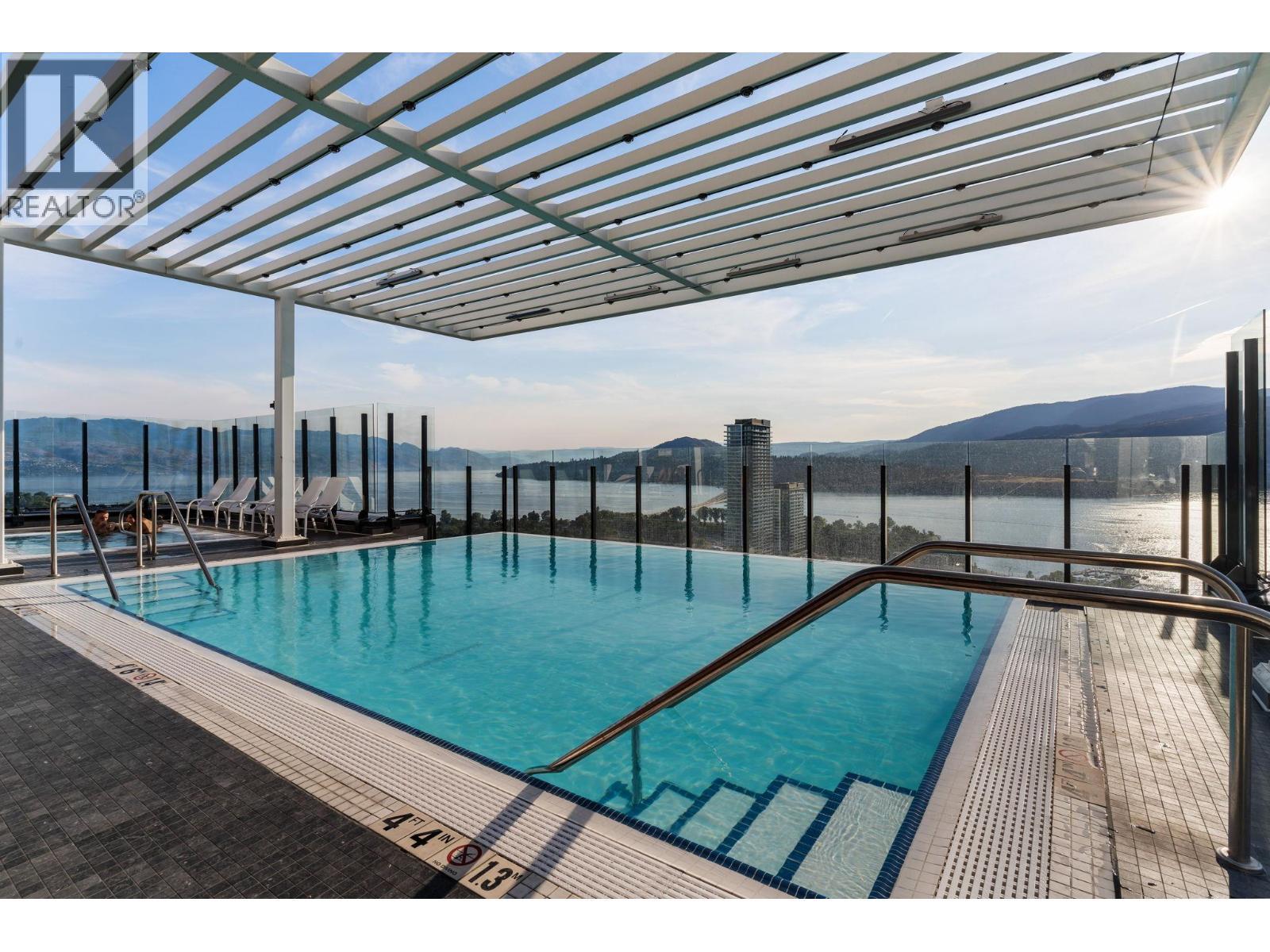 1488 Bertram Street Unit# 3202, Kelowna, BC - With In Ground Pool